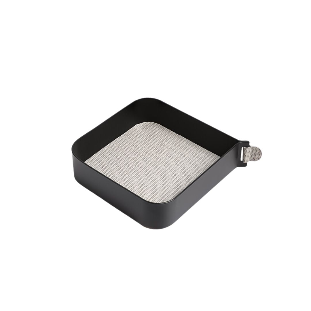 Fine Grain Tray Square Gray -A FC-W24001A -  Trays - ebarza Furniture UAE | Shop Modern Furniture in Abu Dhabi & Dubai - مفروشات ايبازرا في الامارات | تسوق اثاث عصري وديكورات مميزة في دبي وابوظبي