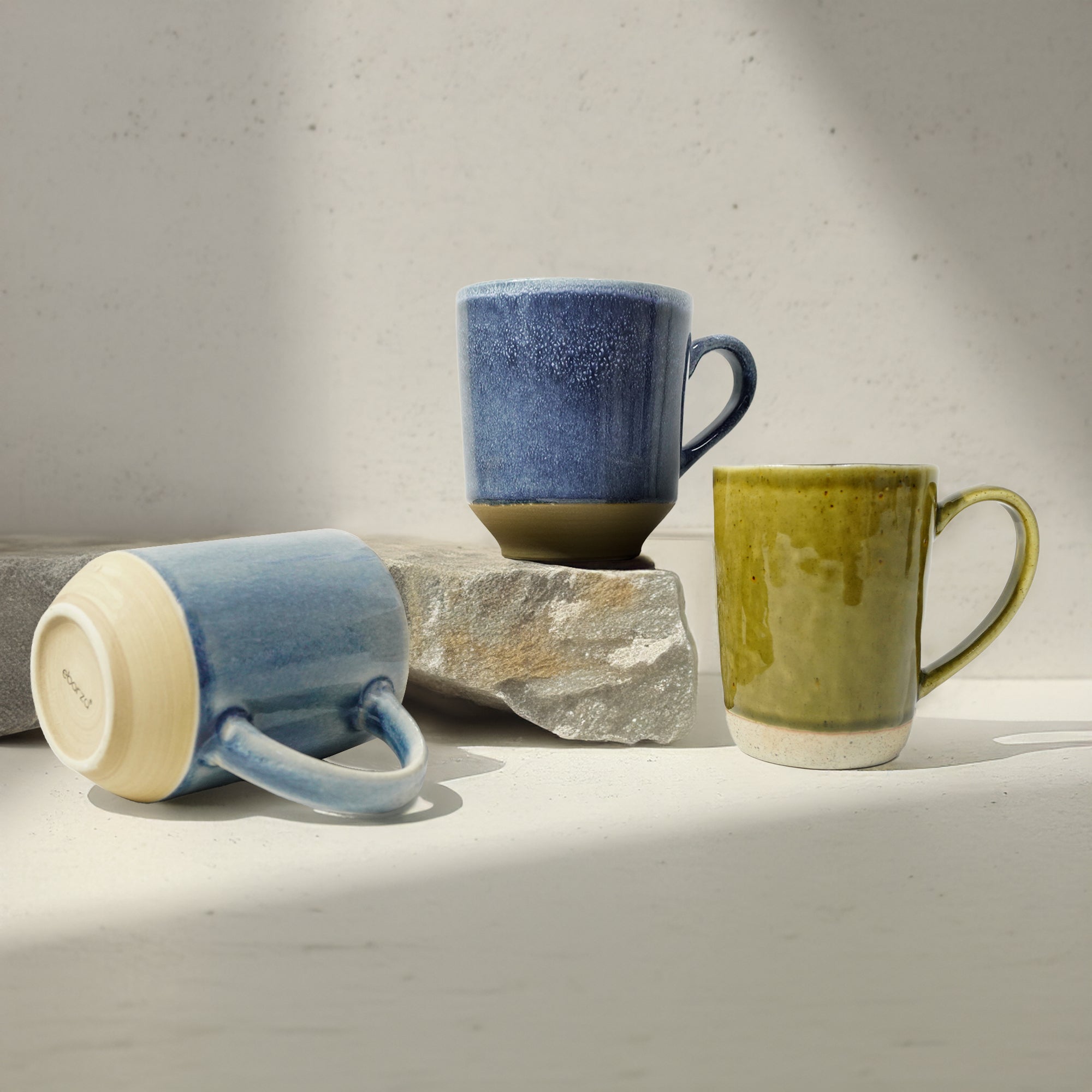 Greeny MUG  HZ1299 -  Mugs | كوب جريني - ebarza Furniture UAE | Shop Modern Furniture in Abu Dhabi & Dubai - مفروشات ايبازرا في الامارات | تسوق اثاث عصري وديكورات مميزة في دبي وابوظبي