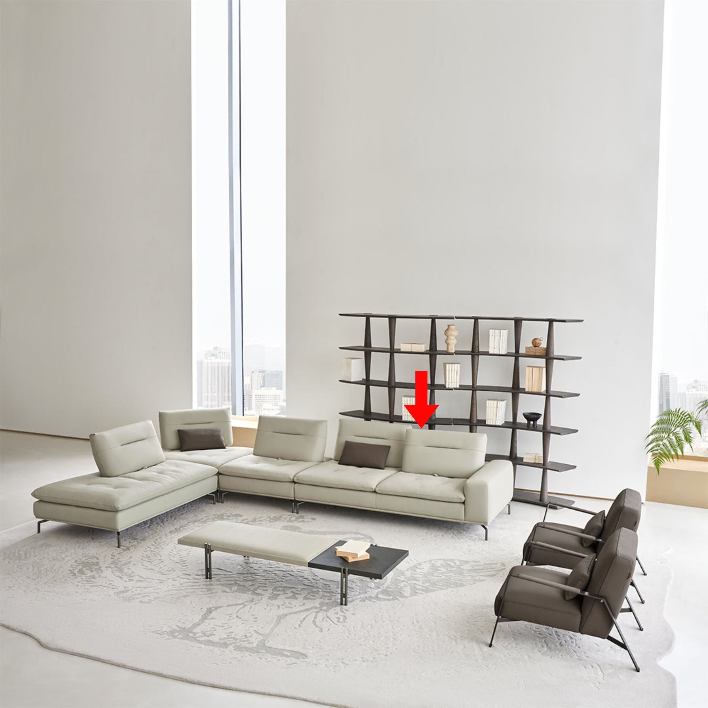Nexus 2 Seater Left Arm Modular Sofa AMF S180