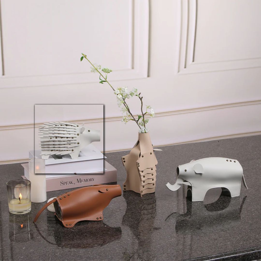 Hedgehog Vase/Sculpture KB3025 -  Vases - ebarza Furniture UAE | Shop Modern Furniture in Abu Dhabi & Dubai - مفروشات ايبازرا في الامارات | تسوق اثاث عصري وديكورات مميزة في دبي وابوظبي