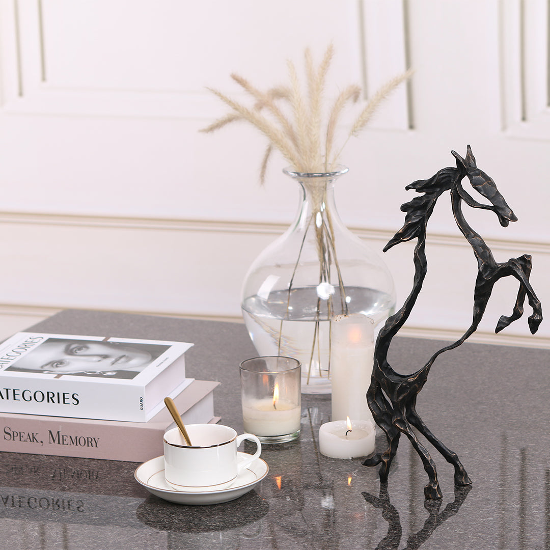 Hollow Horse KA3095 -  Home Decor Figurines - ebarza Furniture UAE | Shop Modern Furniture in Abu Dhabi & Dubai - مفروشات ايبازرا في الامارات | تسوق اثاث عصري وديكورات مميزة في دبي وابوظبي