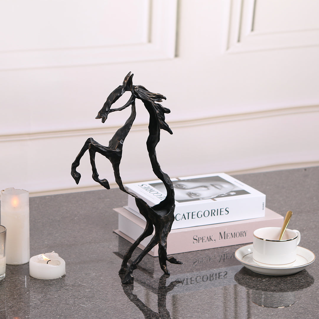 Hollow Horse KA3095 -  Home Decor Figurines - ebarza Furniture UAE | Shop Modern Furniture in Abu Dhabi & Dubai - مفروشات ايبازرا في الامارات | تسوق اثاث عصري وديكورات مميزة في دبي وابوظبي