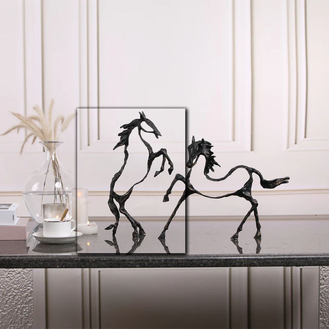 Hollow Horse KA3095 -  Home Decor Figurines - ebarza Furniture UAE | Shop Modern Furniture in Abu Dhabi & Dubai - مفروشات ايبازرا في الامارات | تسوق اثاث عصري وديكورات مميزة في دبي وابوظبي