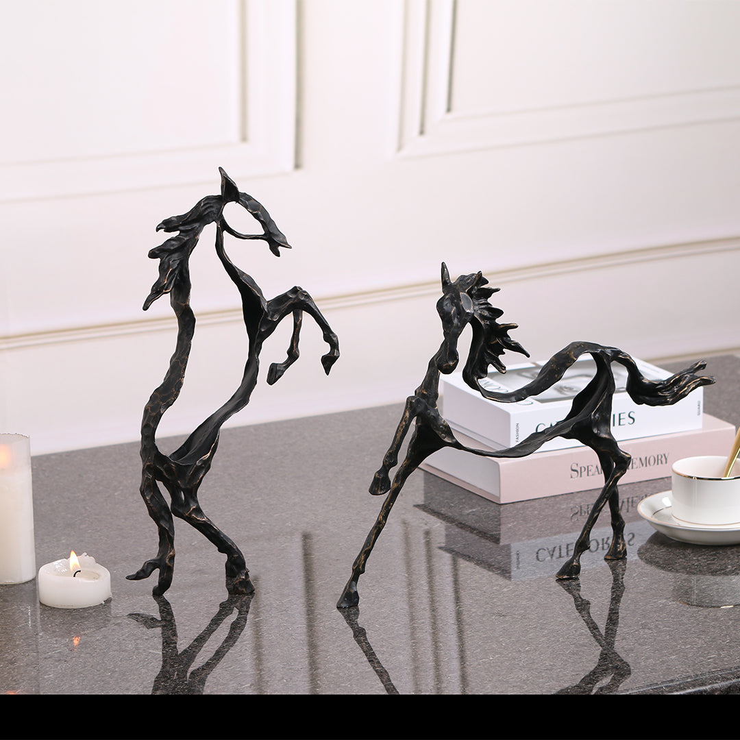 Hollow Horse KA3096 -  Home Decor Figurines - ebarza Furniture UAE | Shop Modern Furniture in Abu Dhabi & Dubai - مفروشات ايبازرا في الامارات | تسوق اثاث عصري وديكورات مميزة في دبي وابوظبي