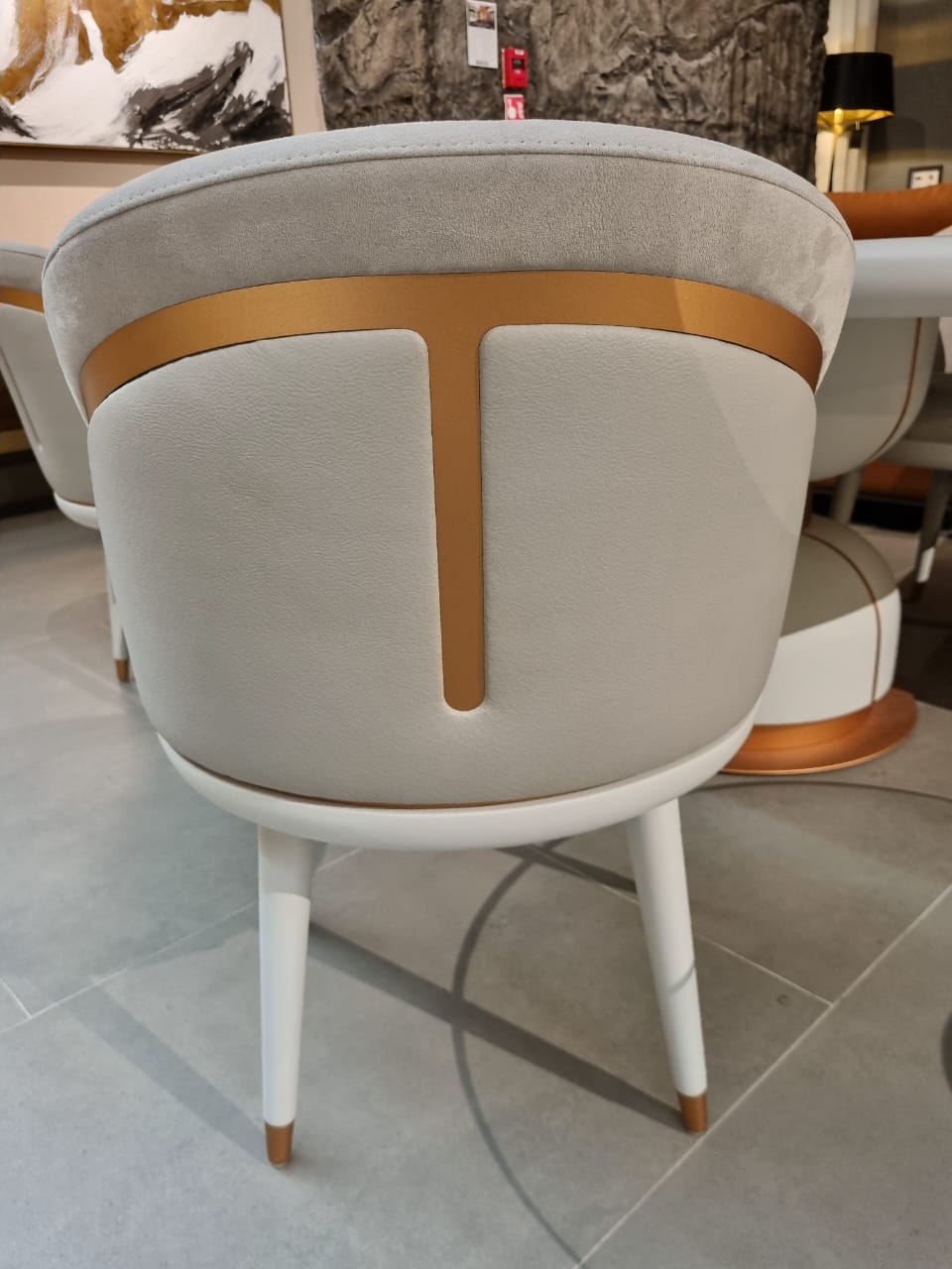 Display Item - Tulip Dining Chair  SANTLP001-YAS -  DISPLAY ITEM - ebarza Furniture UAE | Shop Modern Furniture in Abu Dhabi & Dubai - مفروشات ايبازرا في الامارات | تسوق اثاث عصري وديكورات مميزة في دبي وابوظبي