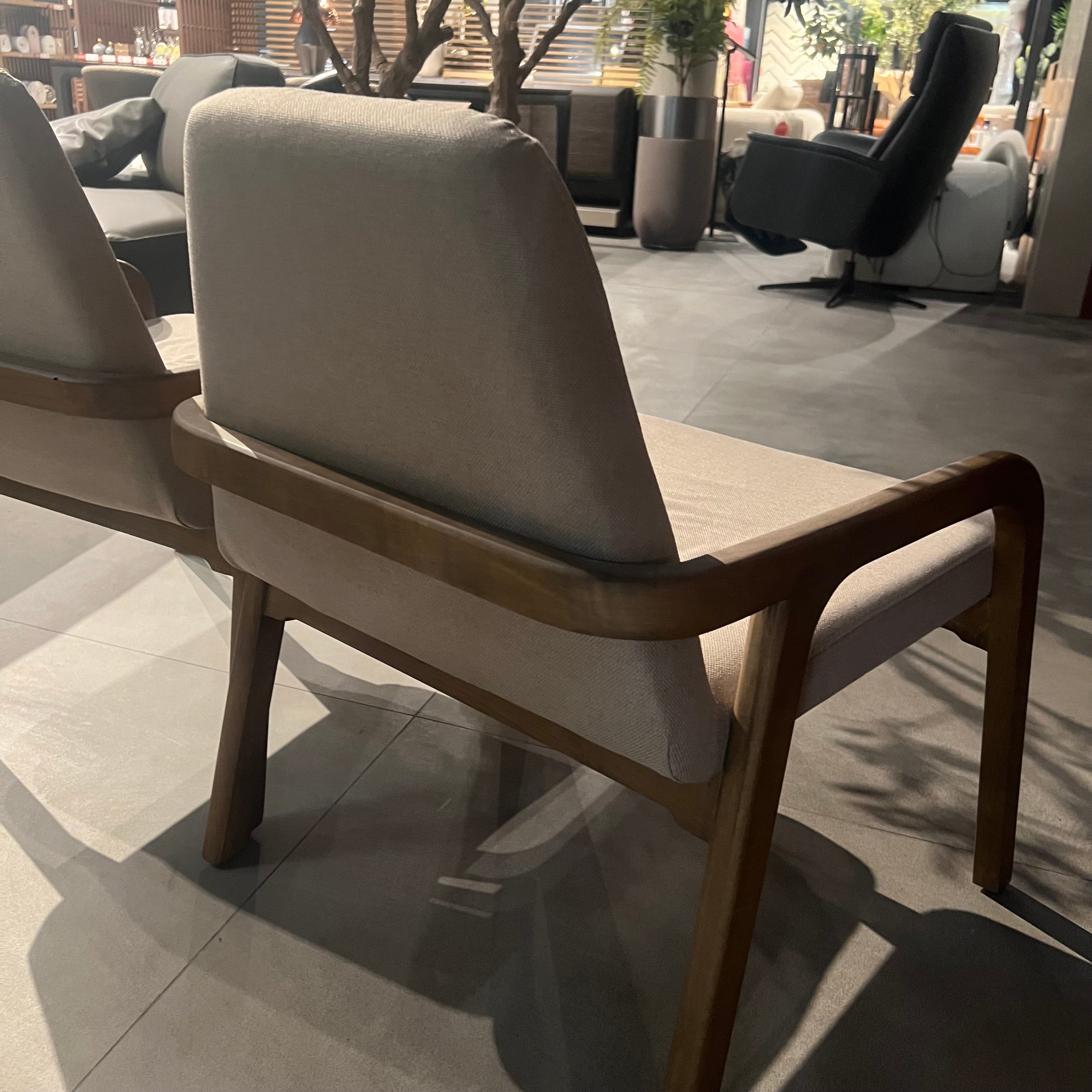 Display Item - Natura  Solid Ash Wood Lounge Chair  Naturalounge-W-28903 Lowarm Nakheel -  DISPLAY ITEM - ebarza Furniture UAE | Shop Modern Furniture in Abu Dhabi & Dubai - مفروشات ايبازرا في الامارات | تسوق اثاث عصري وديكورات مميزة في دبي وابوظبي