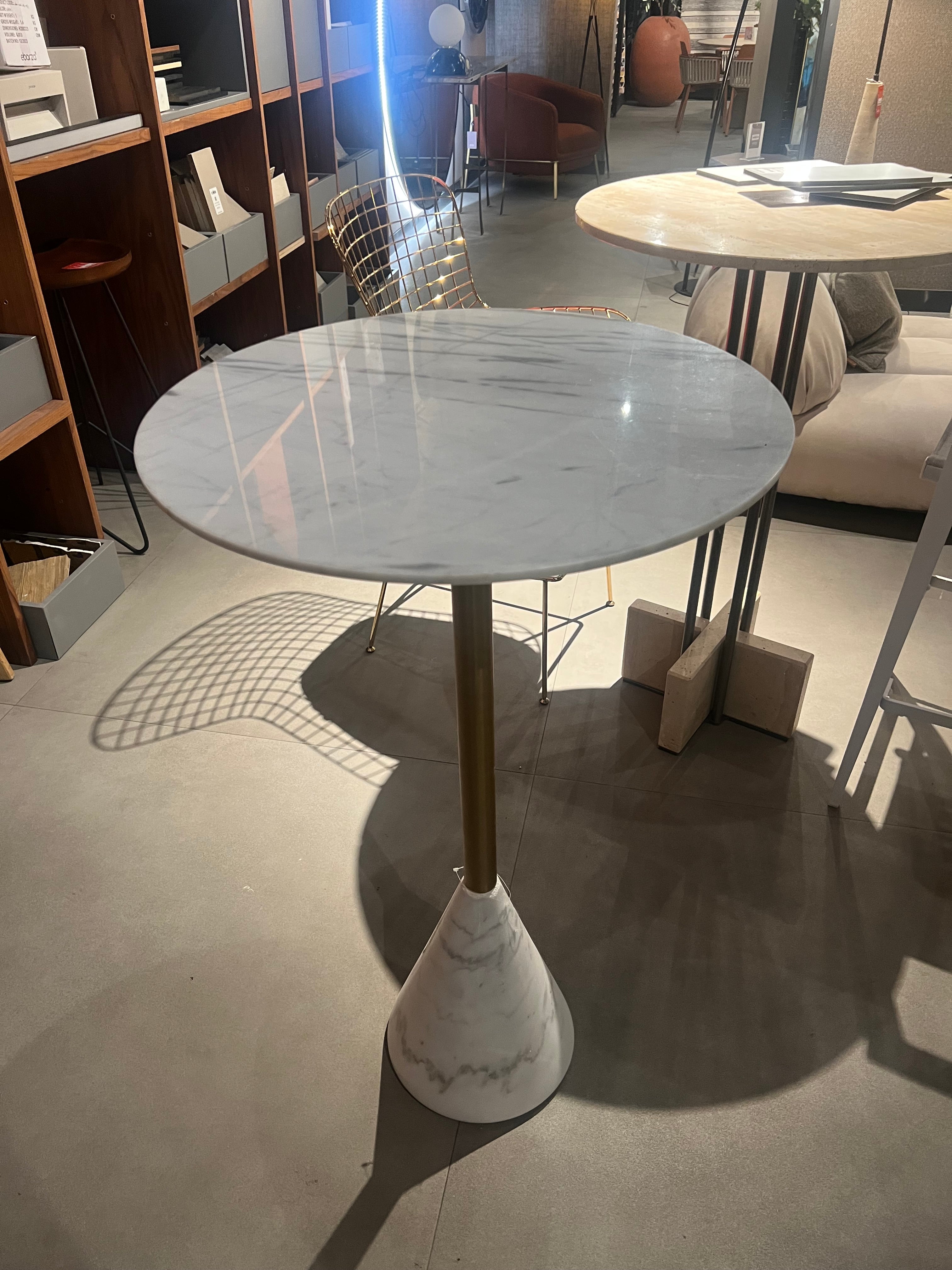 Display Item - Madrid Natural Marble Bar Table St8644-60B-We Nakheel