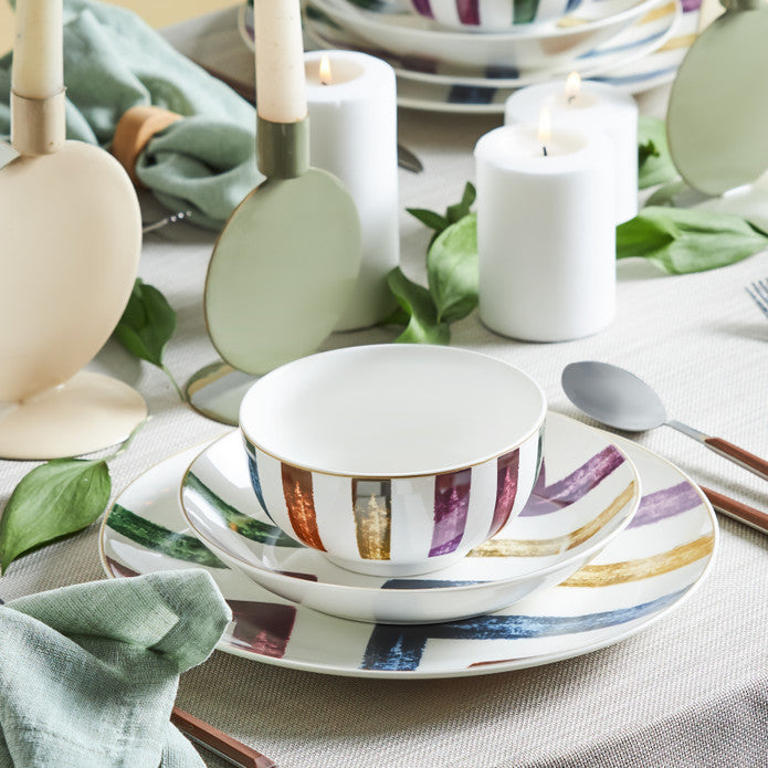 Pre-order 25 Days Delivery - Karaca Colorful Blush Line Porcelain 24 Piece 6 Person Dinner Set 153.03.06.9606 -  Dinnerware Sets - ebarza Furniture UAE | Shop Modern Furniture in Abu Dhabi & Dubai - مفروشات ايبازرا في الامارات | تسوق اثاث عصري وديكورات مميزة في دبي وابوظبي