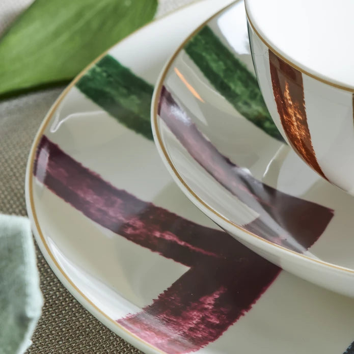 Pre-order 25 Days Delivery - Karaca Colorful Blush Line Porcelain 24 Piece 6 Person Dinner Set 153.03.06.9606 -  Dinnerware Sets - ebarza Furniture UAE | Shop Modern Furniture in Abu Dhabi & Dubai - مفروشات ايبازرا في الامارات | تسوق اثاث عصري وديكورات مميزة في دبي وابوظبي