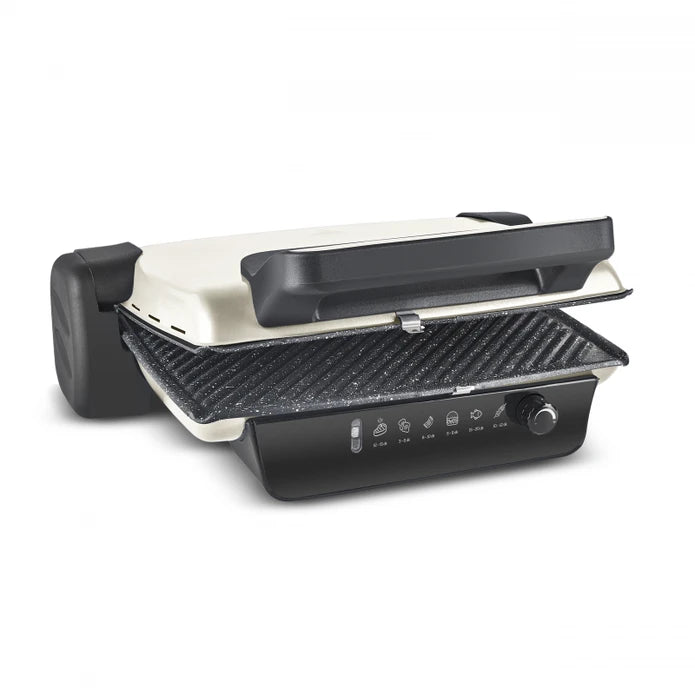 Pre-order 65 Days Delivery - Karaca Crust Grill Toast Grill and Toaster 6 Slices Matte Cream 153.09.01.6893