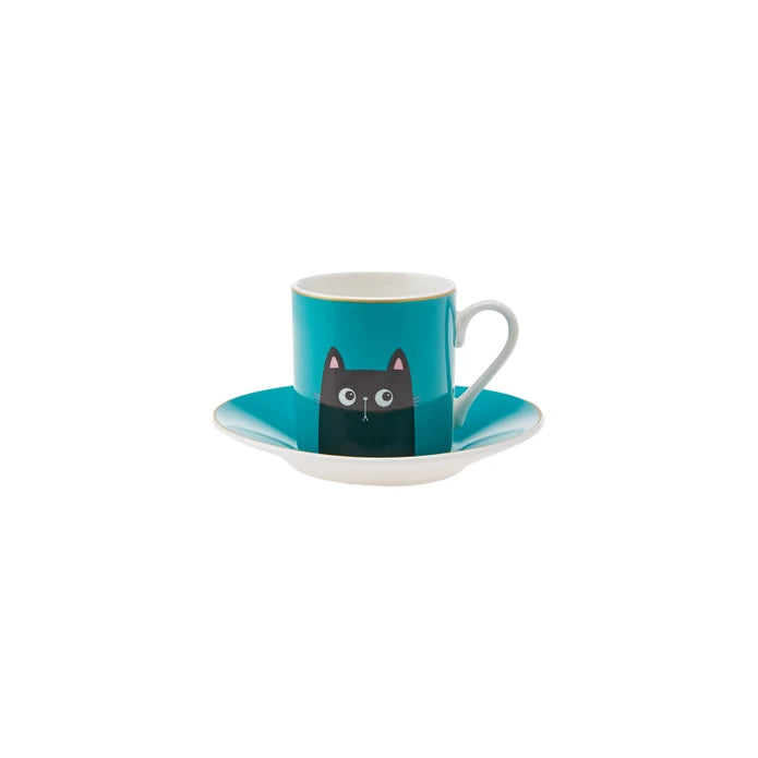 Pre-order 65 Days Delivery - Karaca Paws Coffee Cup for 6 People 80 ml 153.03.06.6149