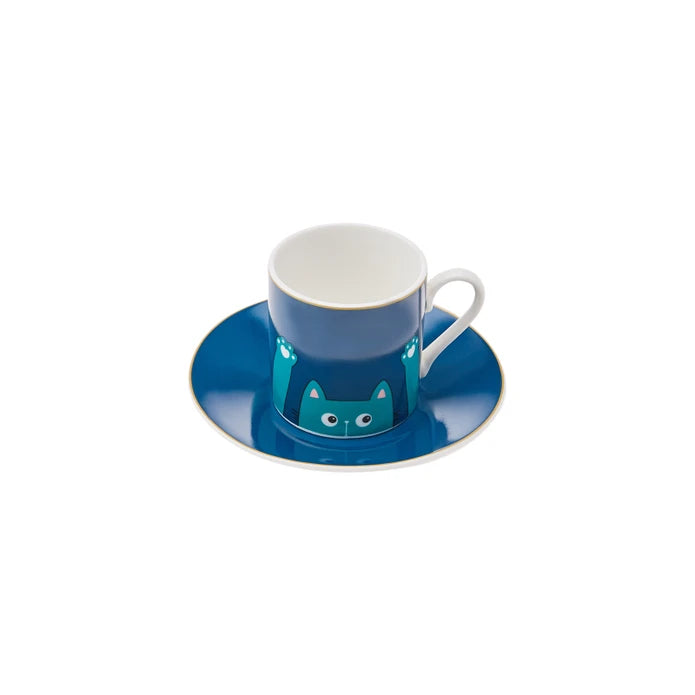 Pre-order 65 Days Delivery - Karaca Paws Coffee Cup for 6 People 80 ml 153.03.06.6149