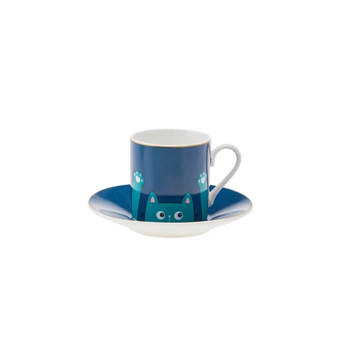 Pre-order 25 Days Delivery - Karaca Paws Coffee Cup for 6 People 80 ml 153.03.06.6149 -  Coffee Sets - ebarza Furniture UAE | Shop Modern Furniture in Abu Dhabi & Dubai - مفروشات ايبازرا في الامارات | تسوق اثاث عصري وديكورات مميزة في دبي وابوظبي