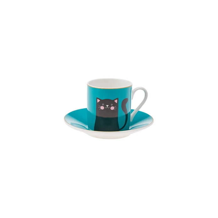 Pre-order 25 Days Delivery - Karaca Paws Coffee Cup for 6 People 80 ml 153.03.06.6149 -  Coffee Sets - ebarza Furniture UAE | Shop Modern Furniture in Abu Dhabi & Dubai - مفروشات ايبازرا في الامارات | تسوق اثاث عصري وديكورات مميزة في دبي وابوظبي