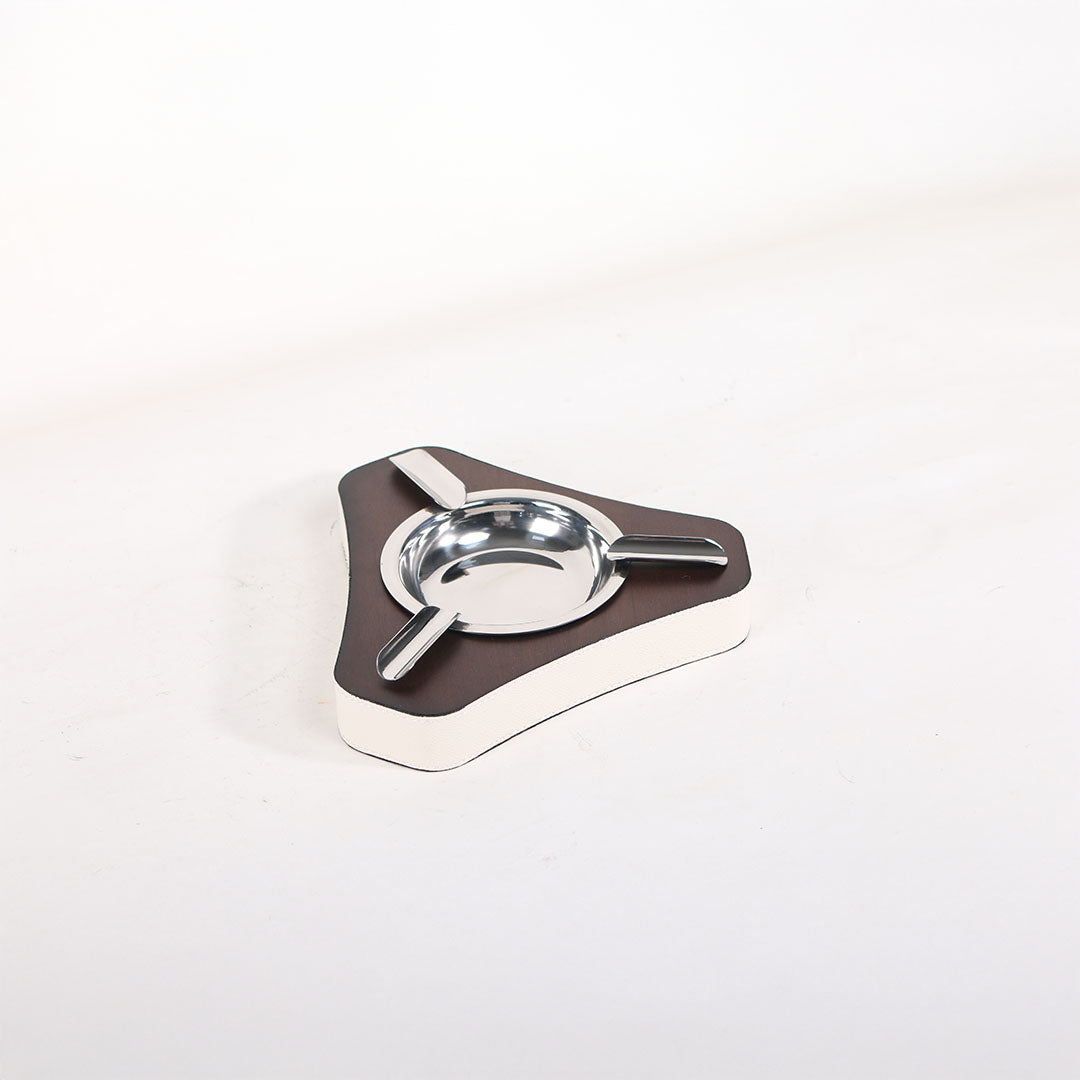 Pre-order 45 Days Delivery Leather Triangle Ashtray - KF4010C