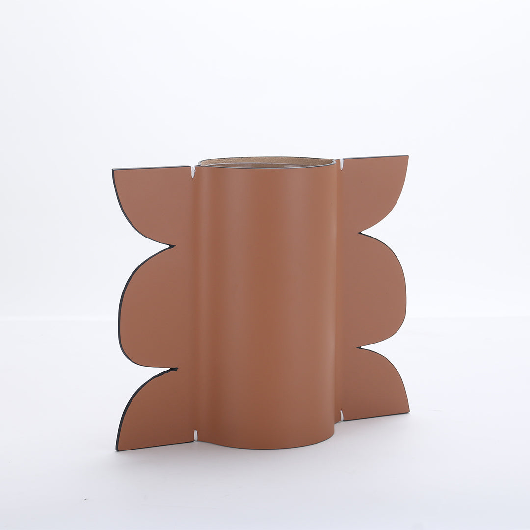 Leather Vase-Dry & Fresh-S KB3009CS -  Vases - ebarza Furniture UAE | Shop Modern Furniture in Abu Dhabi & Dubai - مفروشات ايبازرا في الامارات | تسوق اثاث عصري وديكورات مميزة في دبي وابوظبي