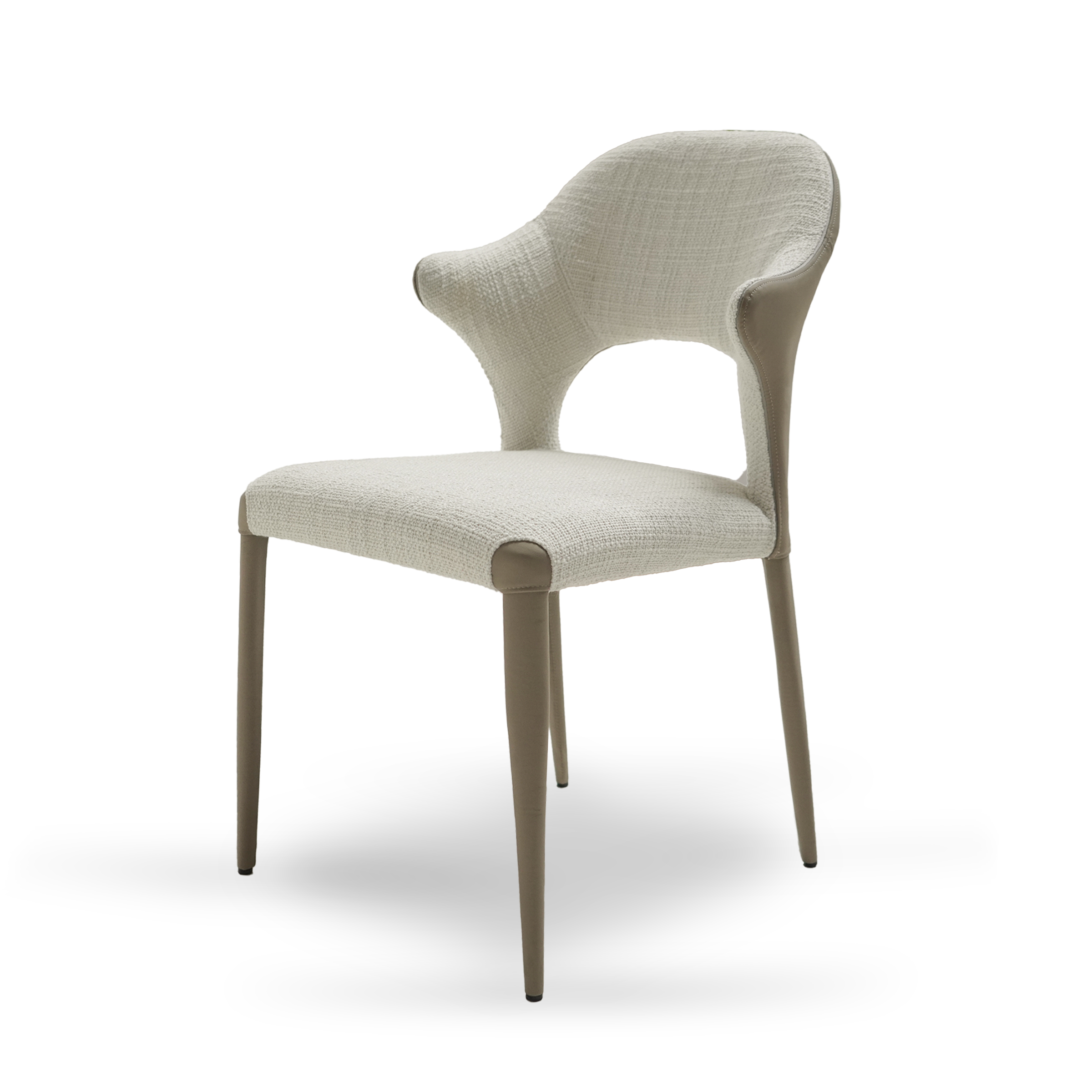 Dining Chair PZ-097-D Beige -  Chairs - ebarza Furniture UAE | Shop Modern Furniture in Abu Dhabi & Dubai - مفروشات ايبازرا في الامارات | تسوق اثاث عصري وديكورات مميزة في دبي وابوظبي