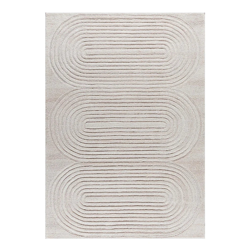 180x120 Cm Wool Beige Rug  JH-22749 -  Rugs | 200x300 سم سجادة بولتون الصوف اليدوية - ebarza Furniture UAE | Shop Modern Furniture in Abu Dhabi & Dubai - مفروشات ايبازرا في الامارات | تسوق اثاث عصري وديكورات مميزة في دبي وابوظبي