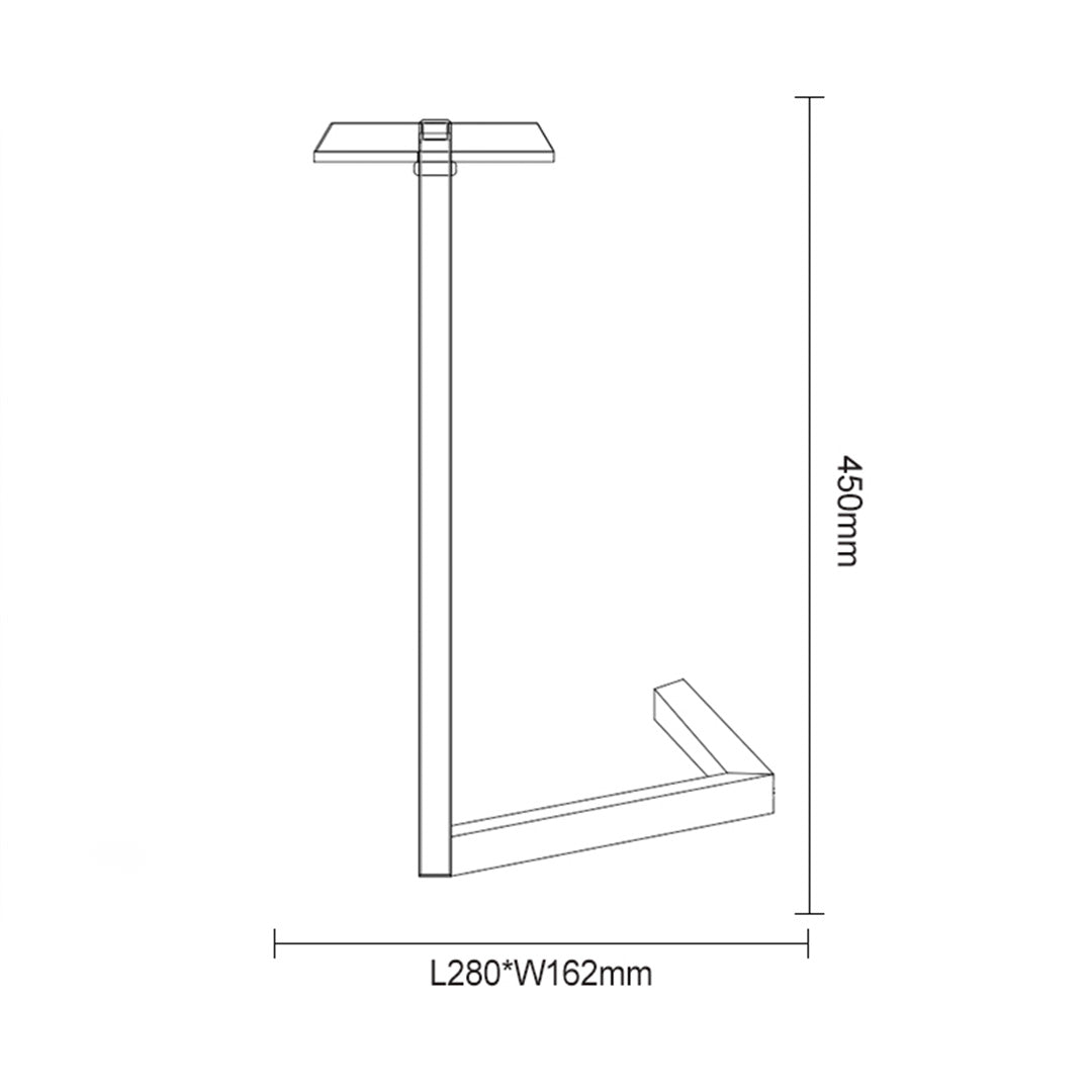 Moonbeam Pillar Table Lamp MA05792T-001-02 -  Desk\table Lamps | مصباح طاولة على شكل عمود من شعاع القمر - ebarza Furniture UAE | Shop Modern Furniture in Abu Dhabi & Dubai - مفروشات ايبازرا في الامارات | تسوق اثاث عصري وديكورات مميزة في دبي وابوظبي