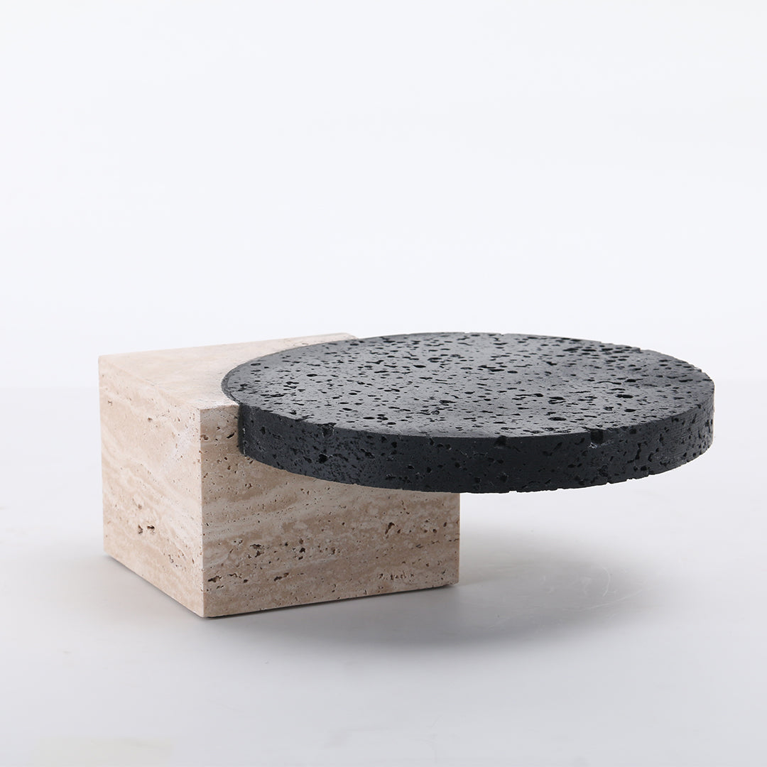 Natural Stone Tray-S KC3017S -  Trays - ebarza Furniture UAE | Shop Modern Furniture in Abu Dhabi & Dubai - مفروشات ايبازرا في الامارات | تسوق اثاث عصري وديكورات مميزة في دبي وابوظبي