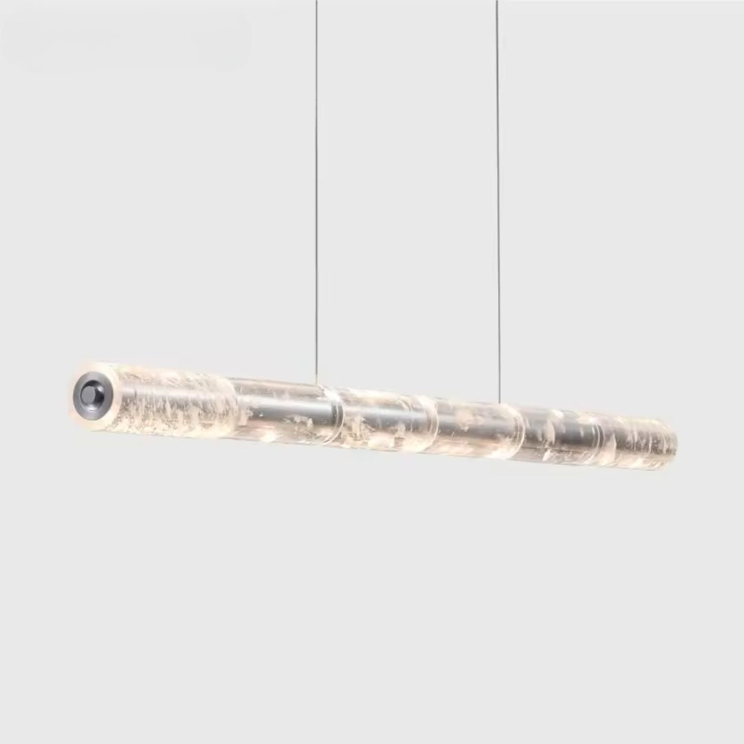 Natural Crystal K9 LED Pendant Lamp MD80545-1-1200 -  Pendant Lamps - ebarza Furniture UAE | Shop Modern Furniture in Abu Dhabi & Dubai - مفروشات ايبازرا في الامارات | تسوق اثاث عصري وديكورات مميزة في دبي وابوظبي