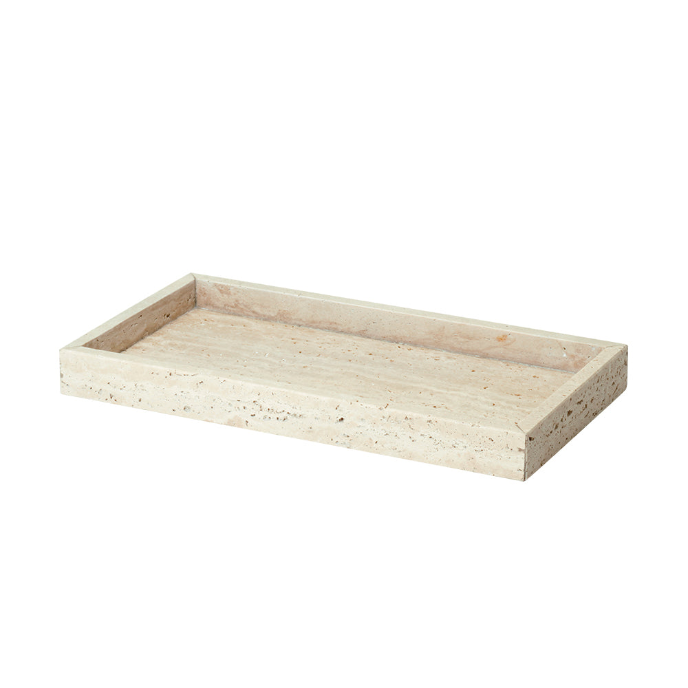 Pre-order 15 Days Delivery - Yellow Travertine Medium Tray RHB834 -  Trays | اطلب مسبقًا التسليم خلال 45 يومًا - صينية الترافرتين الصفراء المتوسطة - ebarza Furniture UAE | Shop Modern Furniture in Abu Dhabi & Dubai - مفروشات ايبازرا في الامارات | تسوق اثاث عصري وديكورات مميزة في دبي وابوظبي