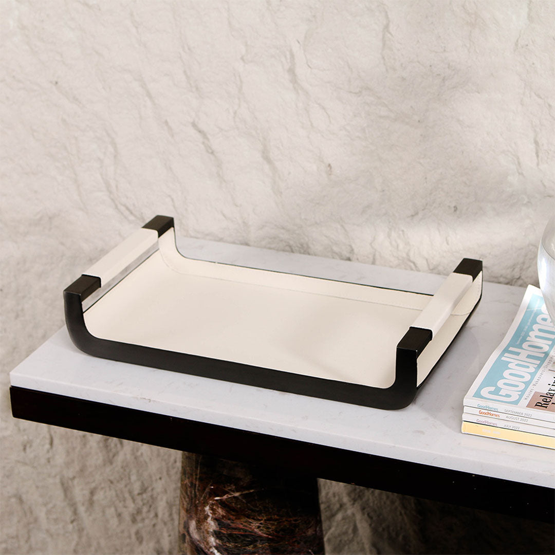 Rectangular Leather Tray-L - KC4054AL