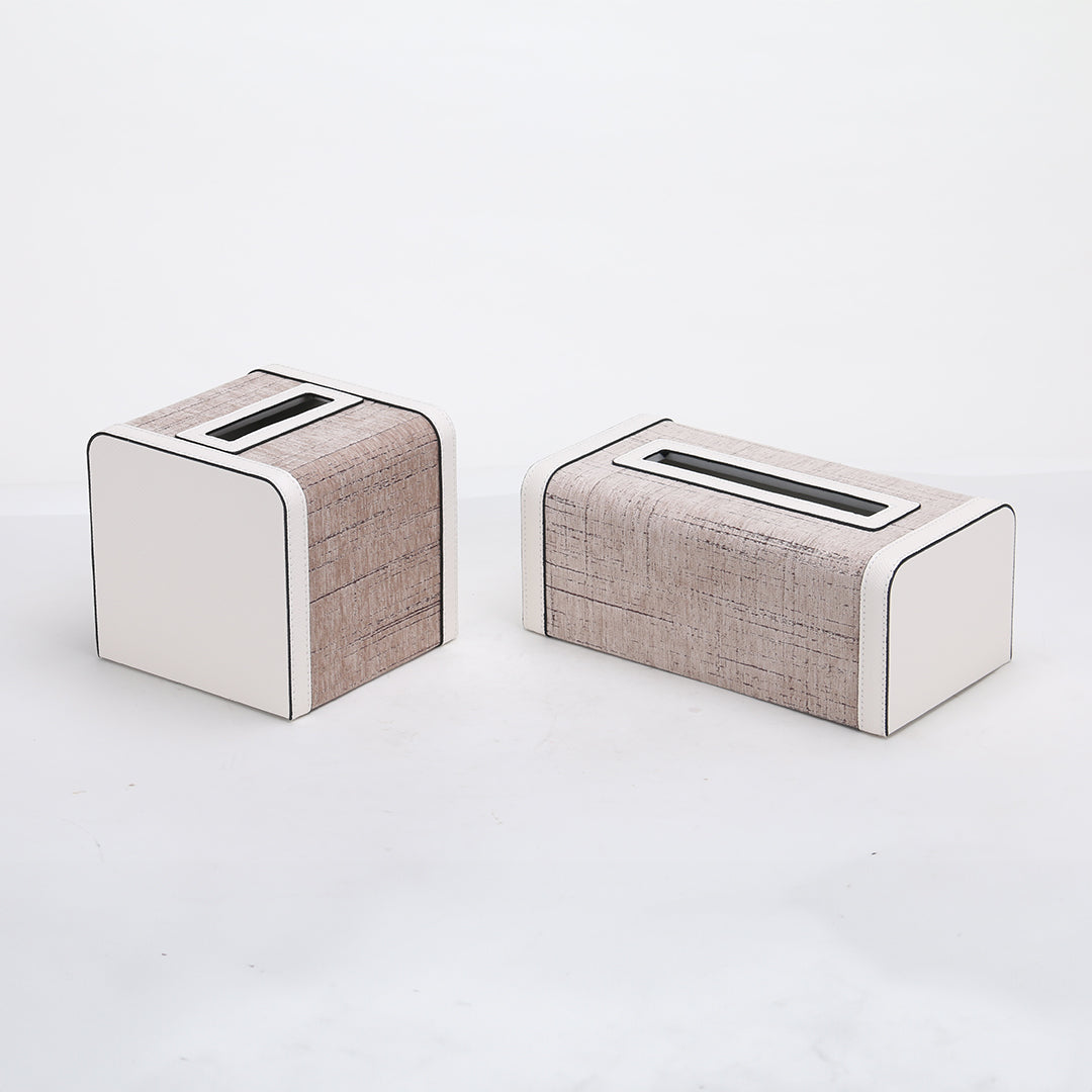 Square Tissue Box KF3008B -  Home Decor Figurines - ebarza Furniture UAE | Shop Modern Furniture in Abu Dhabi & Dubai - مفروشات ايبازرا في الامارات | تسوق اثاث عصري وديكورات مميزة في دبي وابوظبي