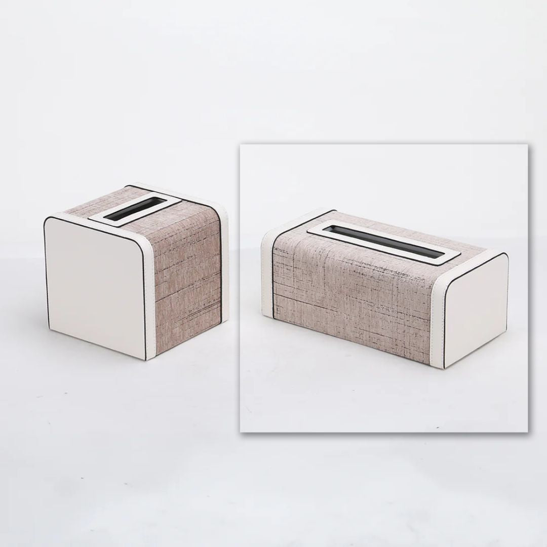 Rectangular Tissue Box KF3008A -  Home Decor Figurines - ebarza Furniture UAE | Shop Modern Furniture in Abu Dhabi & Dubai - مفروشات ايبازرا في الامارات | تسوق اثاث عصري وديكورات مميزة في دبي وابوظبي