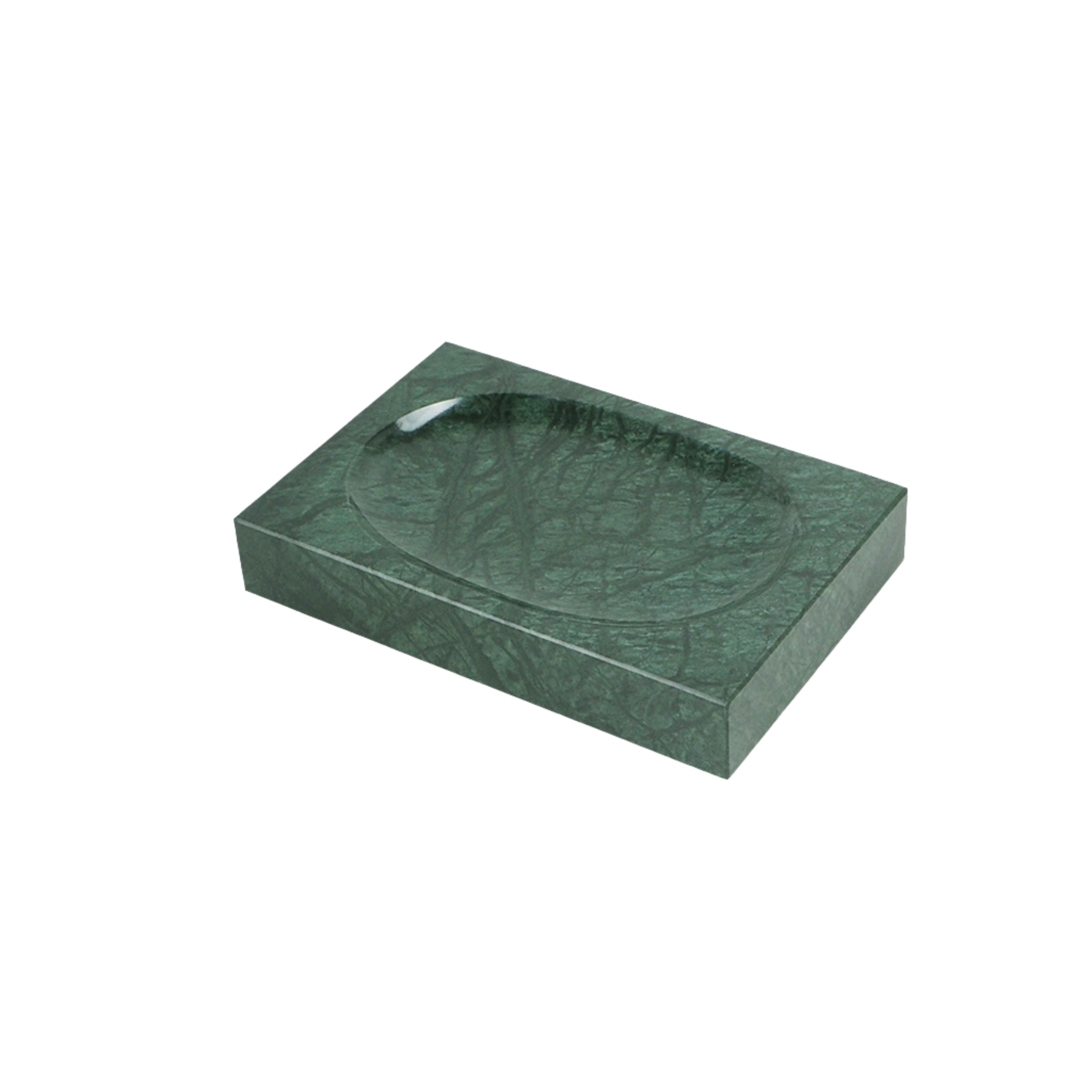 Indian Green Marble Rectangular Soap Dish SBK840-3 -  Bathroom Accessories - ebarza Furniture UAE | Shop Modern Furniture in Abu Dhabi & Dubai - مفروشات ايبازرا في الامارات | تسوق اثاث عصري وديكورات مميزة في دبي وابوظبي