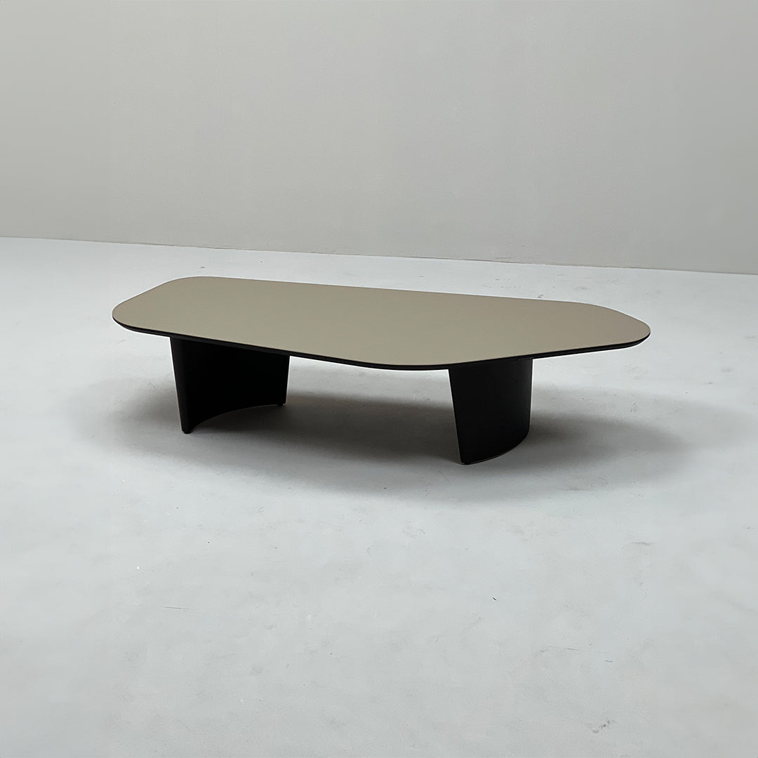 Smoky Saddle Leather Coffee table JK-D52 -  Coffee Tables - ebarza Furniture UAE | Shop Modern Furniture in Abu Dhabi & Dubai - مفروشات ايبازرا في الامارات | تسوق اثاث عصري وديكورات مميزة في دبي وابوظبي