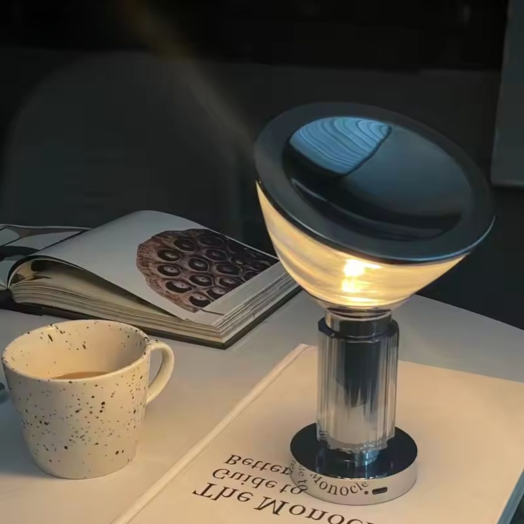 Smoky Rechargeable LED Table lamp MT97174-1-130 -  Desk/table Lamps - ebarza Furniture UAE | Shop Modern Furniture in Abu Dhabi & Dubai - مفروشات ايبازرا في الامارات | تسوق اثاث عصري وديكورات مميزة في دبي وابوظبي