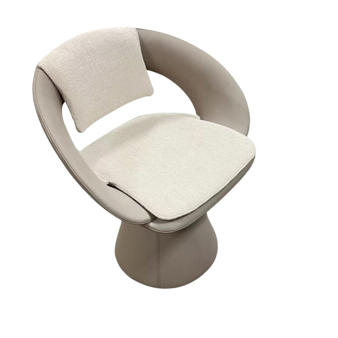 Soren Swivel Dining Chair PZ-101-D -  Chairs - ebarza Furniture UAE | Shop Modern Furniture in Abu Dhabi & Dubai - مفروشات ايبازرا في الامارات | تسوق اثاث عصري وديكورات مميزة في دبي وابوظبي