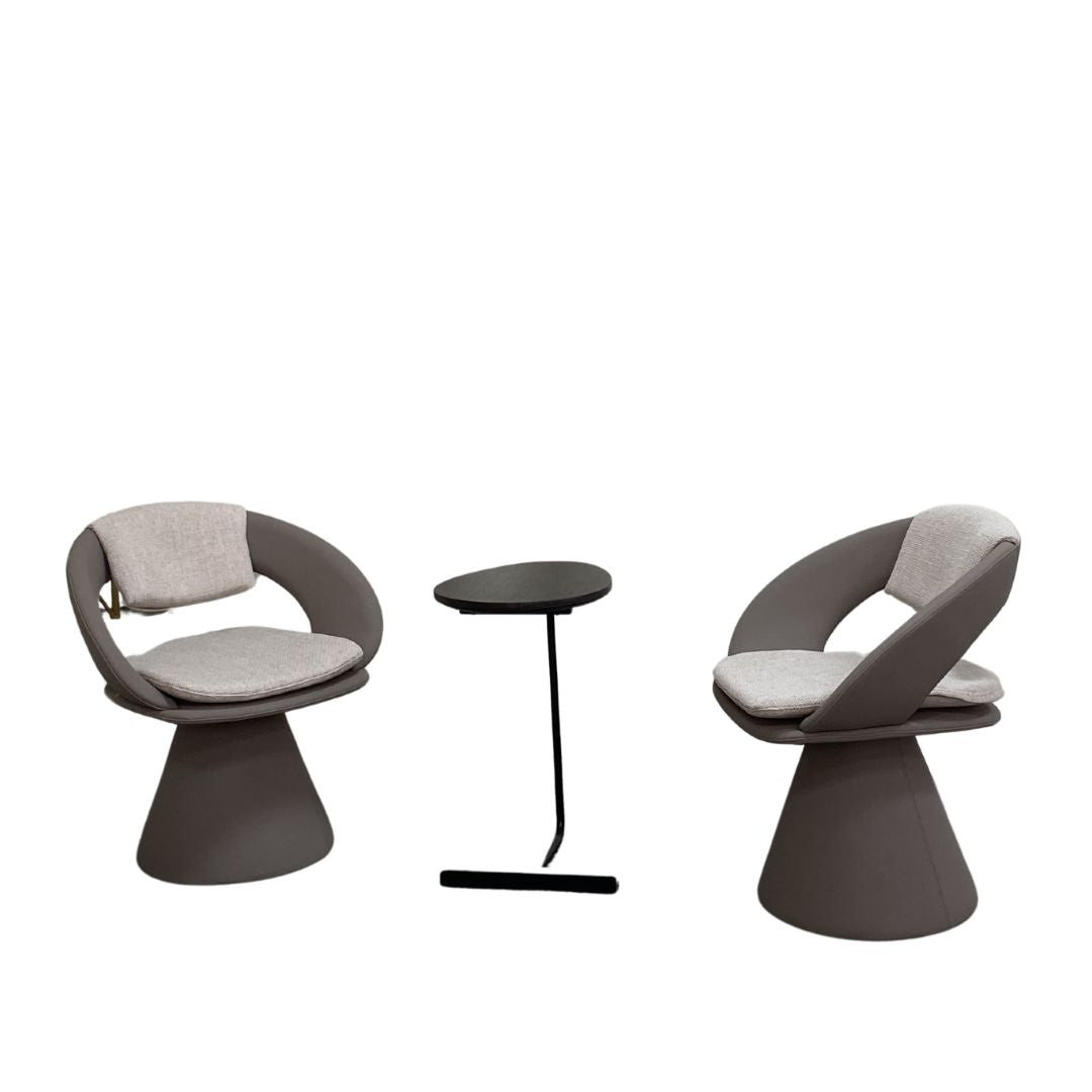 Soren Swivel Dining Chair PZ-101-D -  Chairs - ebarza Furniture UAE | Shop Modern Furniture in Abu Dhabi & Dubai - مفروشات ايبازرا في الامارات | تسوق اثاث عصري وديكورات مميزة في دبي وابوظبي