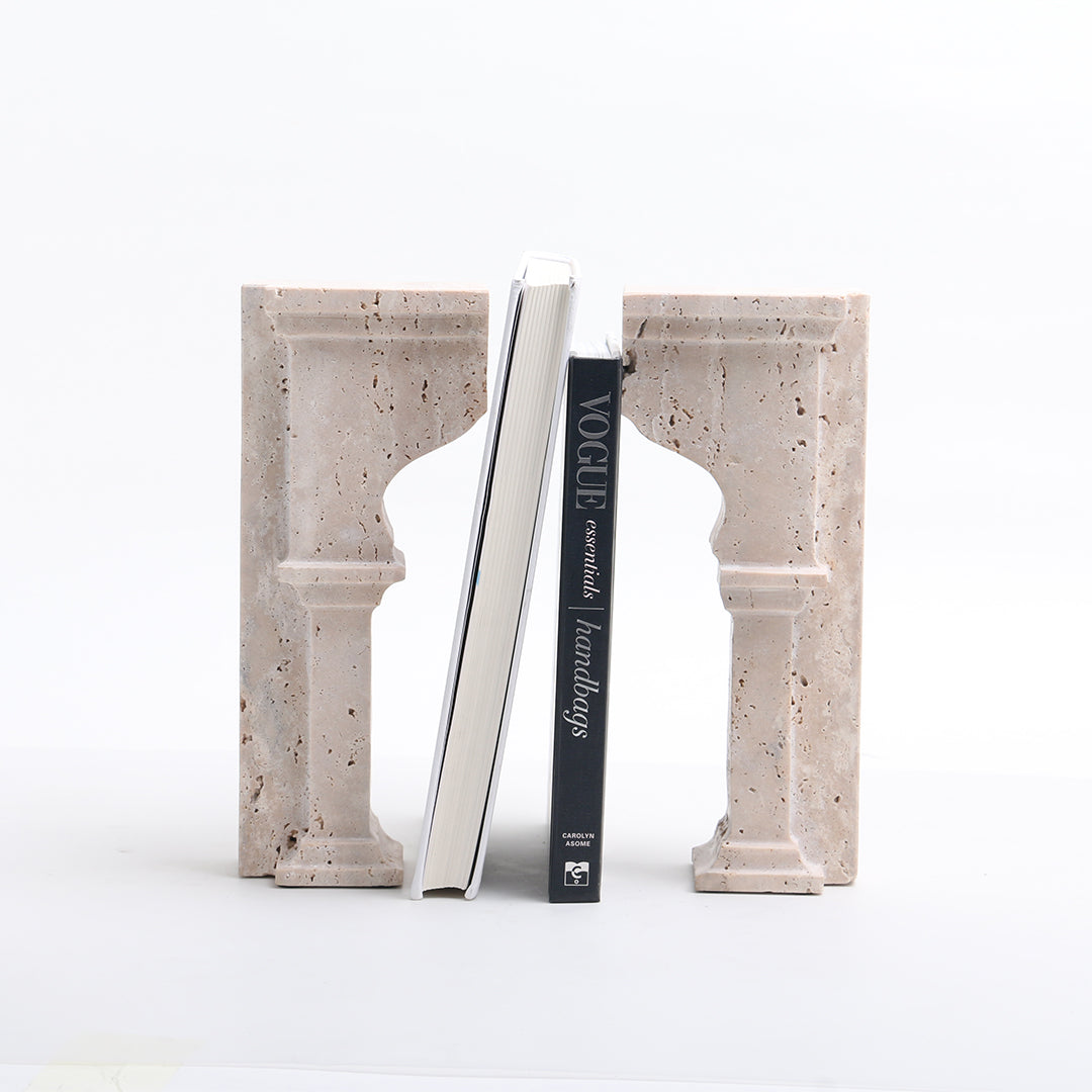 Stone Archway Set of 2 Bookend KH3008A -  Bookends - ebarza Furniture UAE | Shop Modern Furniture in Abu Dhabi & Dubai - مفروشات ايبازرا في الامارات | تسوق اثاث عصري وديكورات مميزة في دبي وابوظبي