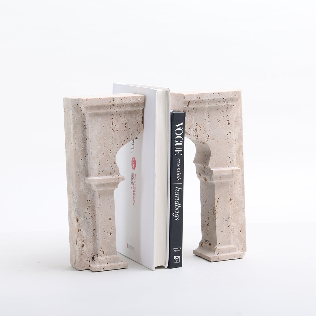 Stone Archway Set of 2 Bookend KH3008A -  Bookends - ebarza Furniture UAE | Shop Modern Furniture in Abu Dhabi & Dubai - مفروشات ايبازرا في الامارات | تسوق اثاث عصري وديكورات مميزة في دبي وابوظبي