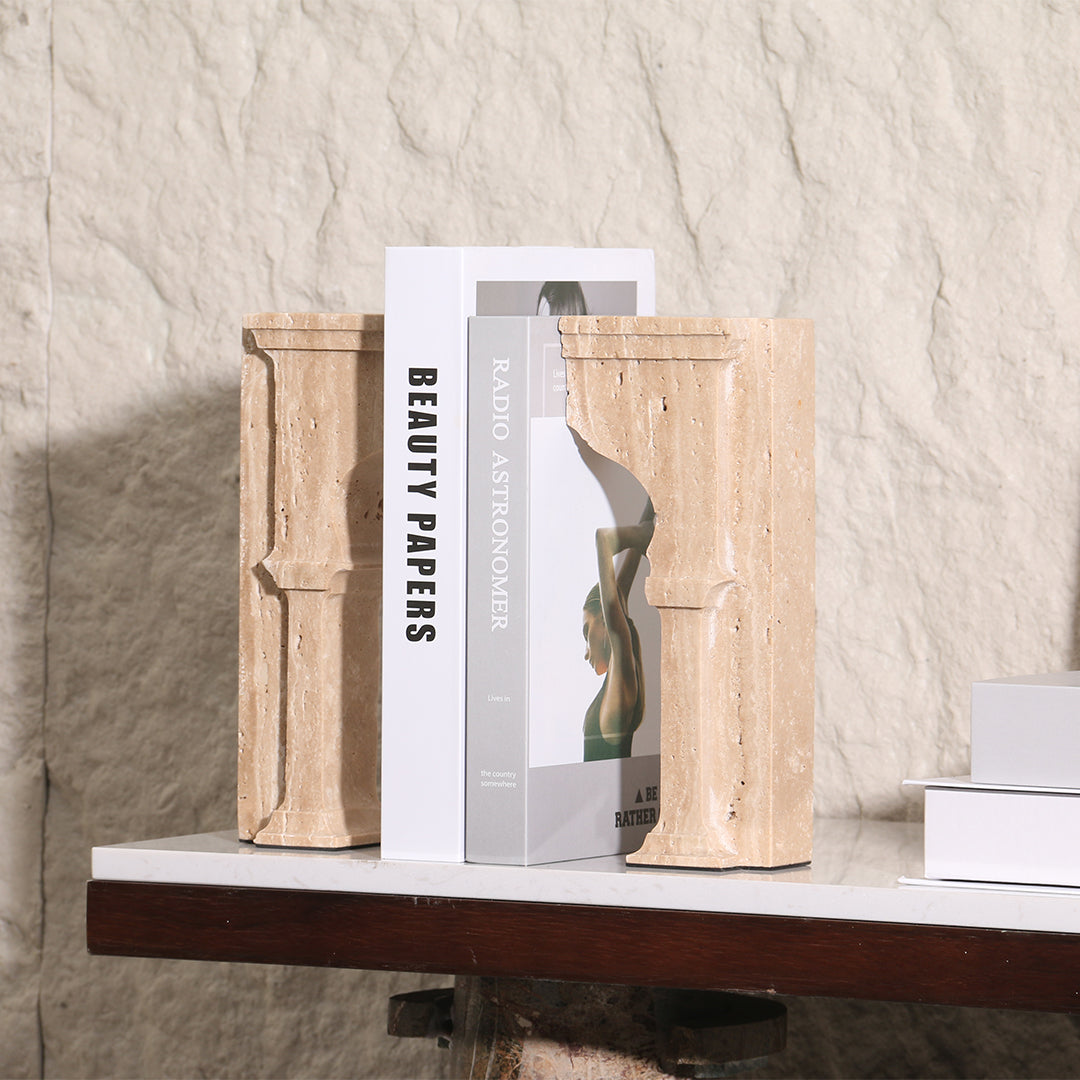 Stone Archway Set of 2 Bookend KH3008A -  Bookends - ebarza Furniture UAE | Shop Modern Furniture in Abu Dhabi & Dubai - مفروشات ايبازرا في الامارات | تسوق اثاث عصري وديكورات مميزة في دبي وابوظبي