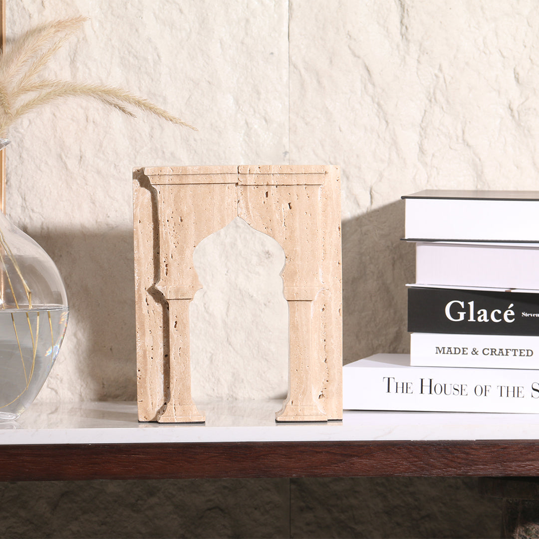 Stone Archway Set of 2 Bookend KH3008A -  Bookends - ebarza Furniture UAE | Shop Modern Furniture in Abu Dhabi & Dubai - مفروشات ايبازرا في الامارات | تسوق اثاث عصري وديكورات مميزة في دبي وابوظبي