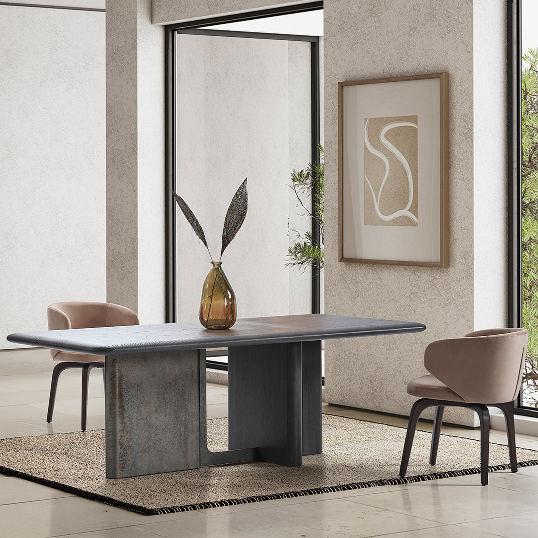 UTOPIA DINING TABLE EL-DT002 -  Dining Tables - ebarza Furniture UAE | Shop Modern Furniture in Abu Dhabi & Dubai - مفروشات ايبازرا في الامارات | تسوق اثاث عصري وديكورات مميزة في دبي وابوظبي