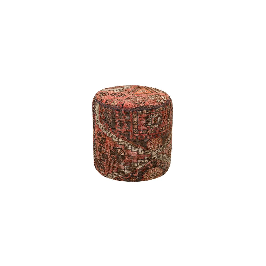 Anatolian Patchwork Style Pouf P12 -  Poufs - ebarza Furniture UAE | Shop Modern Furniture in Abu Dhabi & Dubai - مفروشات ايبازرا في الامارات | تسوق اثاث عصري وديكورات مميزة في دبي وابوظبي