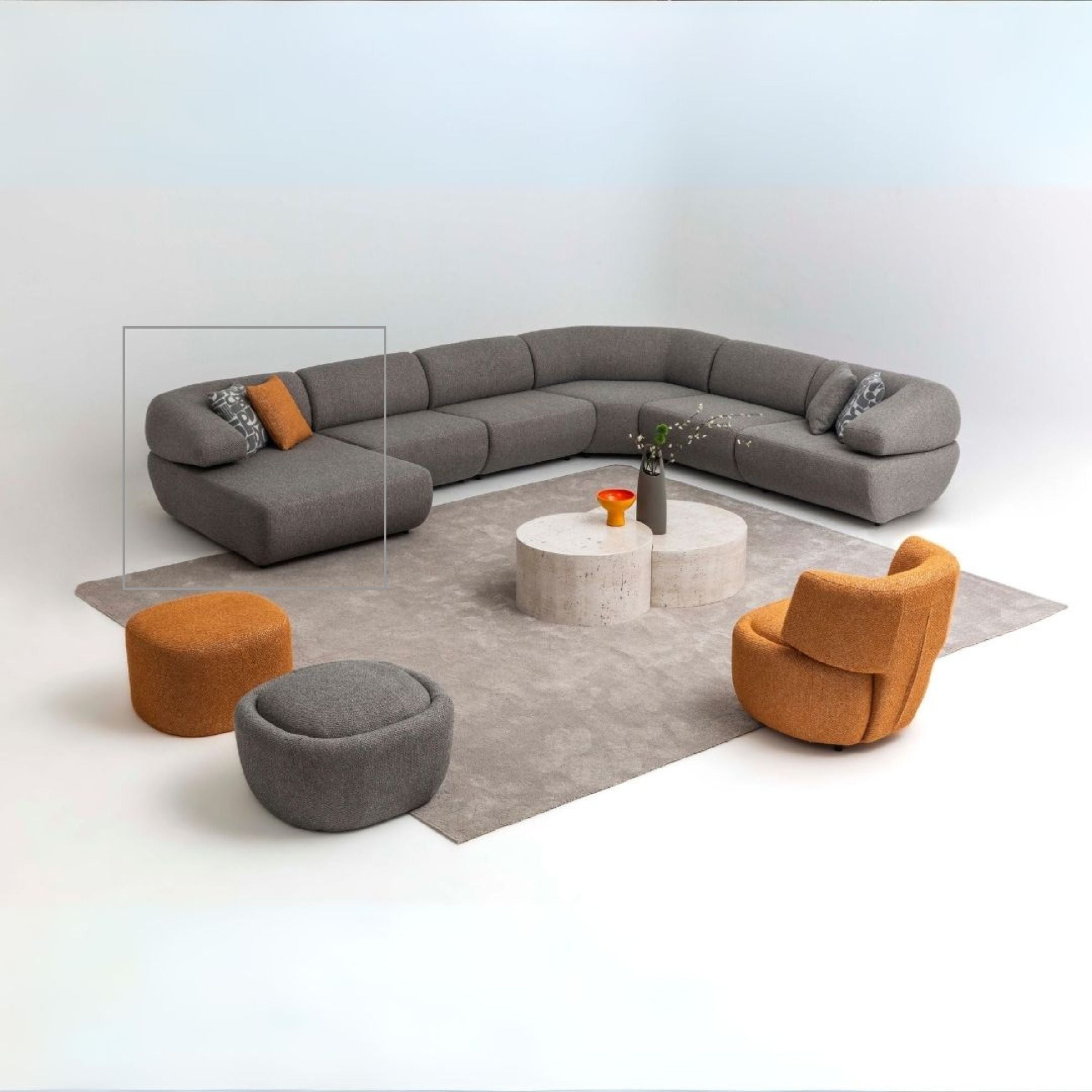 Pre Order 85 Days Delivery - Mollis Left Relax Module For Mollis Sofa BER-RELAX-001 -  Sofas | الطلب المسبق التسليم خلال 85 يومًا - وحدة الاسترخاء اليسرى من موليس لأريكة موليس - ebarza Furniture UAE | Shop Modern Furniture in Abu Dhabi & Dubai - مفروشات ايبازرا في الامارات | تسوق اثاث عصري وديكورات مميزة في دبي وابوظبي