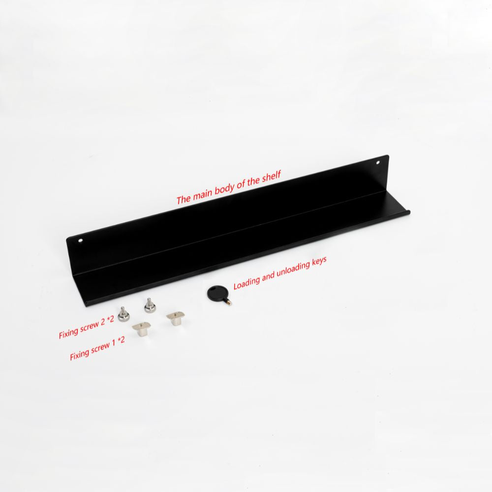 Metal Shelf - Black - DD00179 520x75.5x70mm