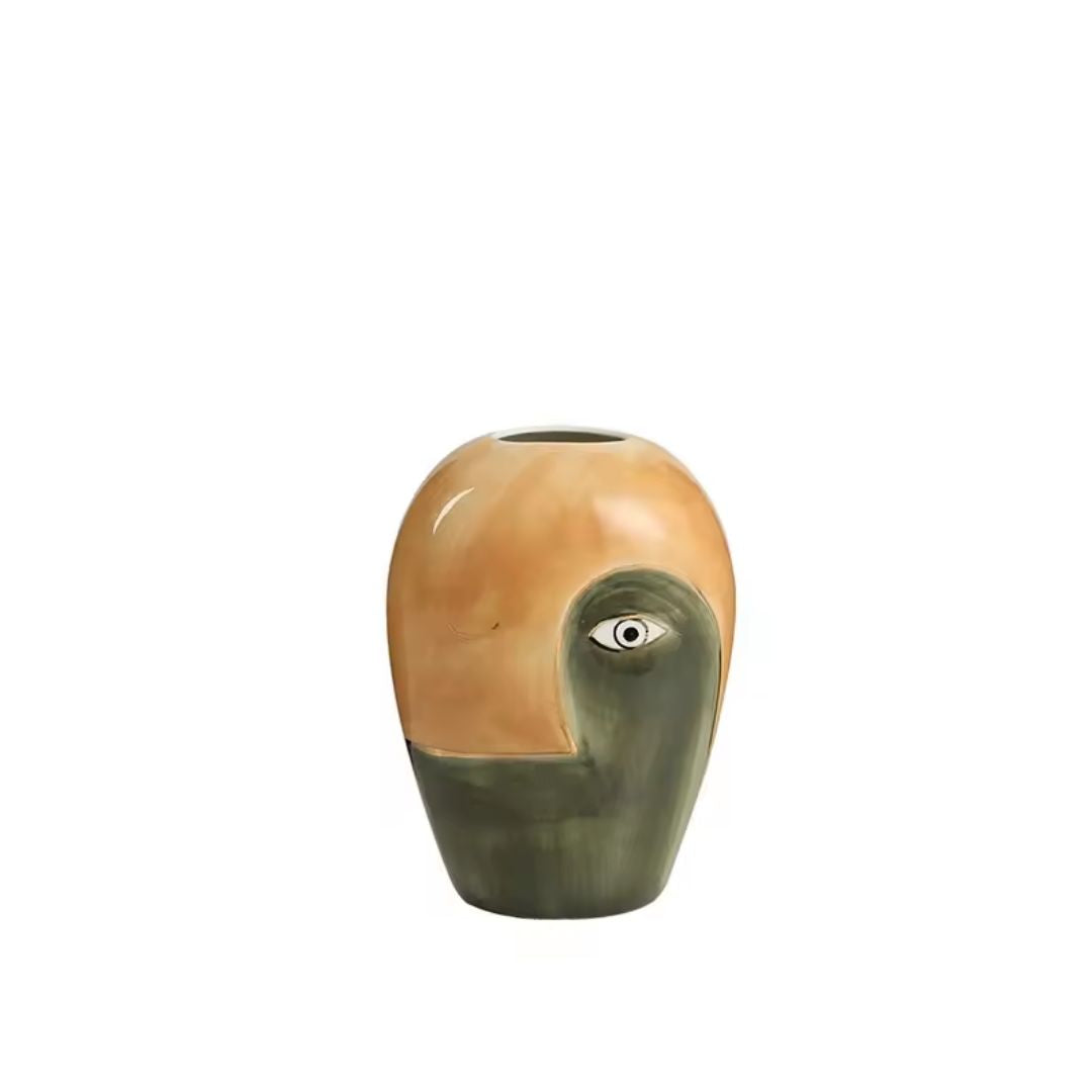 Wisdom Eye Vase-B  FD-D24051B -  Vases - ebarza Furniture UAE | Shop Modern Furniture in Abu Dhabi & Dubai - مفروشات ايبازرا في الامارات | تسوق اثاث عصري وديكورات مميزة في دبي وابوظبي