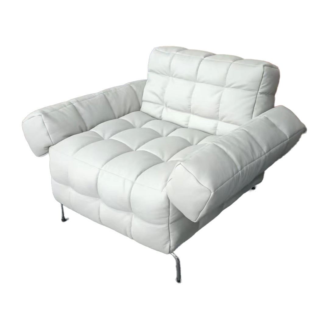 Yabo Lounge Chair LC077WHT -  Lounge Chairs - ebarza Furniture UAE | Shop Modern Furniture in Abu Dhabi & Dubai - مفروشات ايبازرا في الامارات | تسوق اثاث عصري وديكورات مميزة في دبي وابوظبي