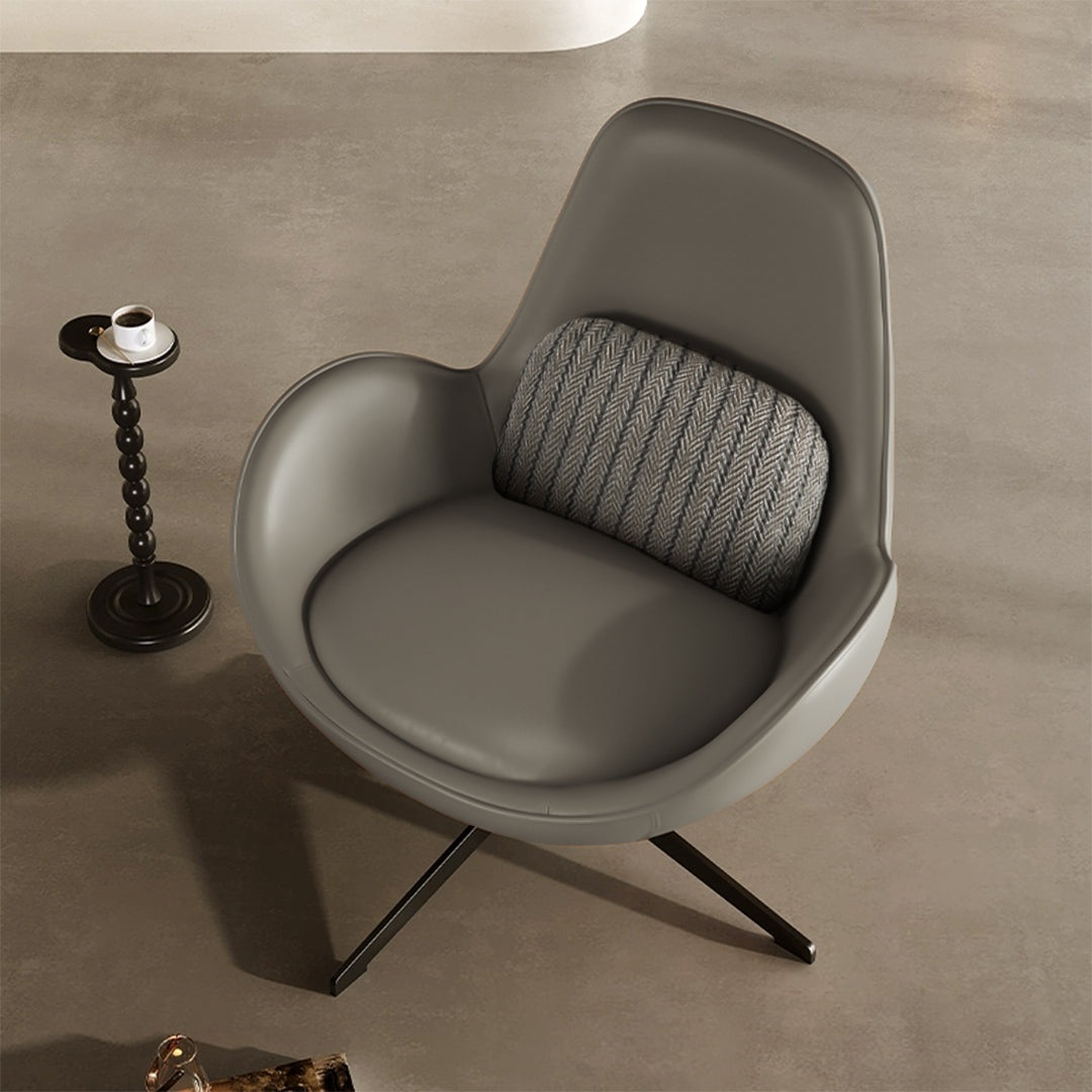 Vigo Swivel Lounge Chair Lc017 - Beige