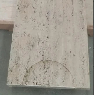 AS IS- Zurich Travertine Console 200cm - DZ463DTS / 463DTS