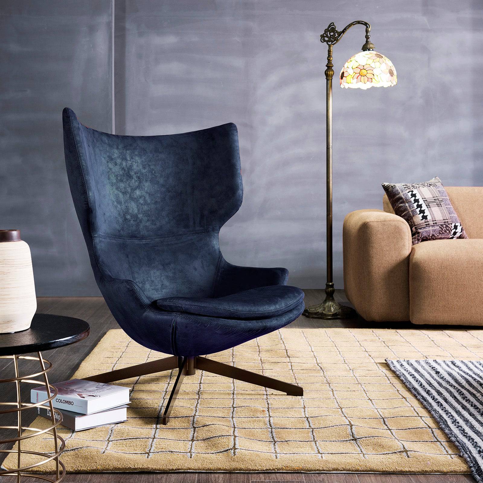 Blue modern outlet chairs