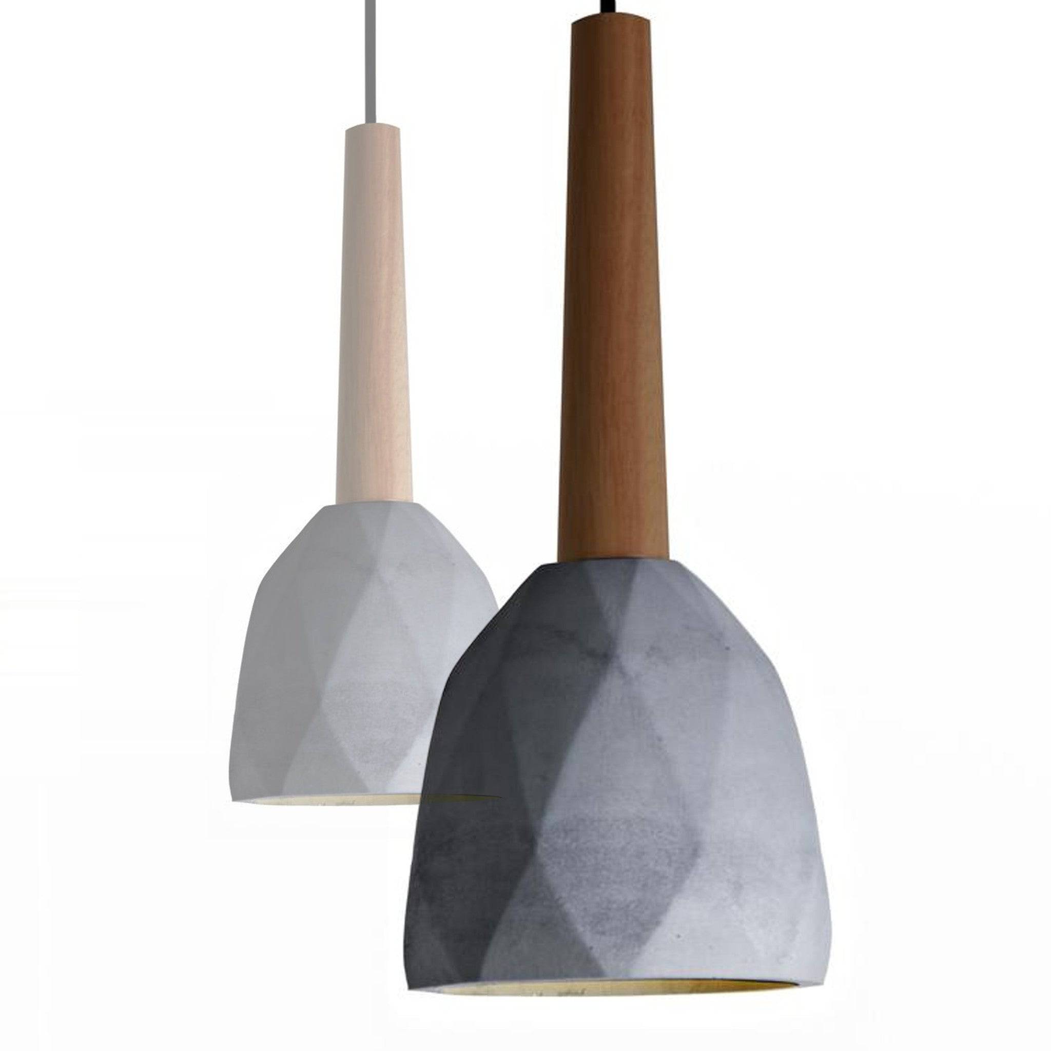 Display Item - Convex Concrete And Wood  Lamp Large Bpmt11-W-XlNakheel -  USED ITEM | قطعة من المعرض - مصباح محدب من الخرسانة والخشب - ebarza Furniture UAE | Shop Modern Furniture in Abu Dhabi & Dubai - مفروشات ايبازرا في الامارات | تسوق اثاث عصري وديكورات مميزة في دبي وابوظبي