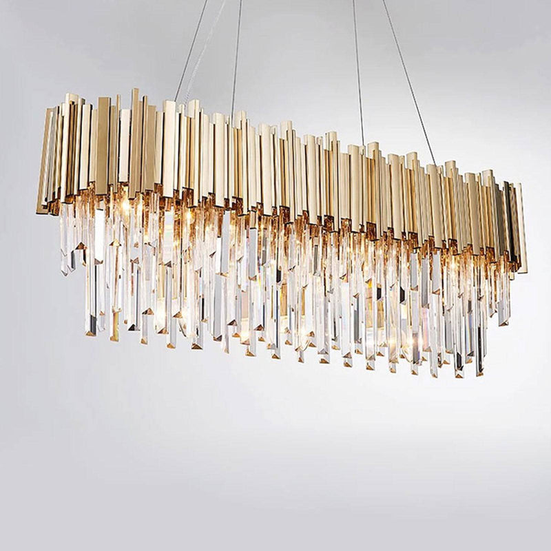 Buy Crystal 8 Heads Pendant Lamp Cy-New-021 | ebarza Modern Furniture ...