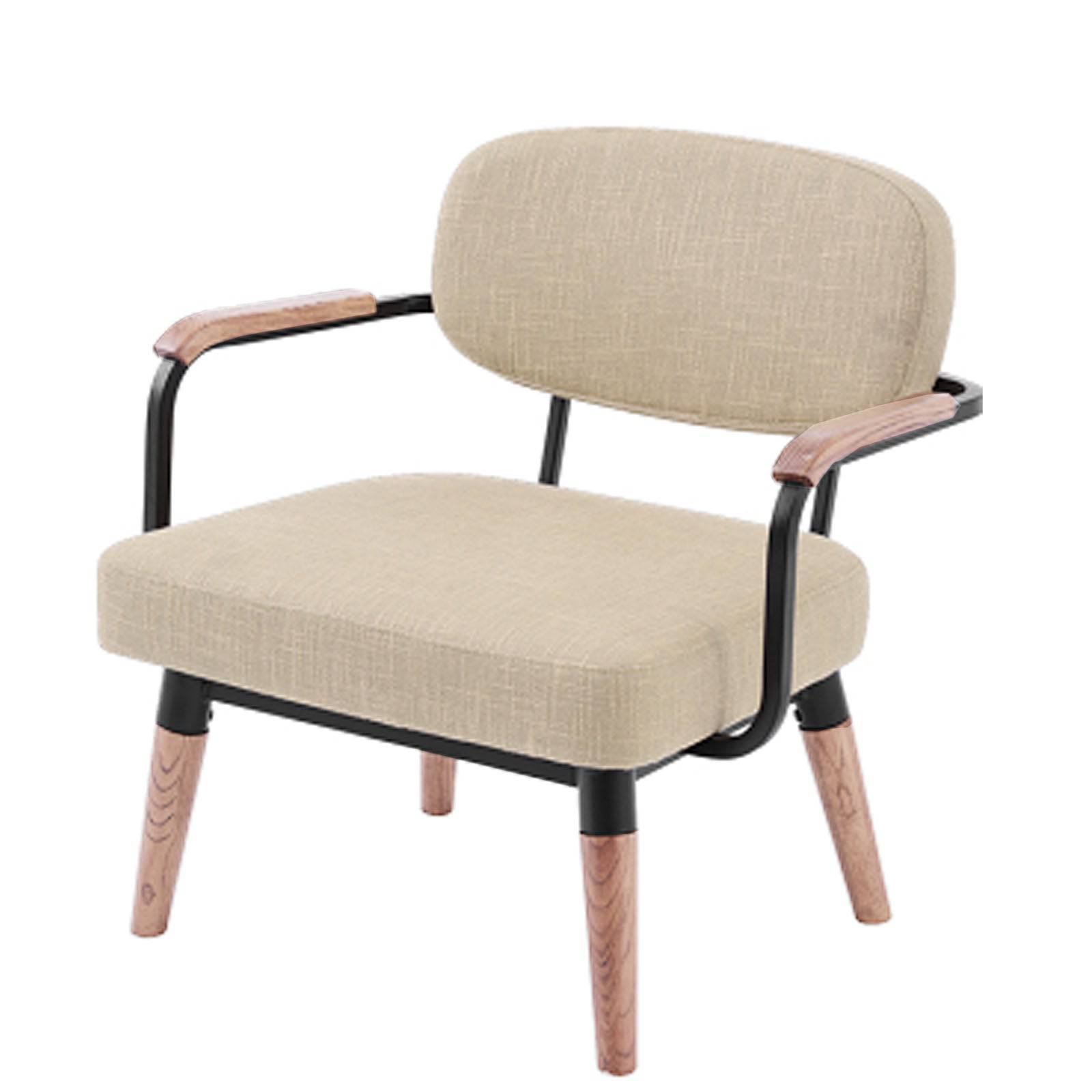 Buy Mid Century Arm Chair Sf 085 Nbeige ebarza Modern Furniture in Abu Dhabi Dubai